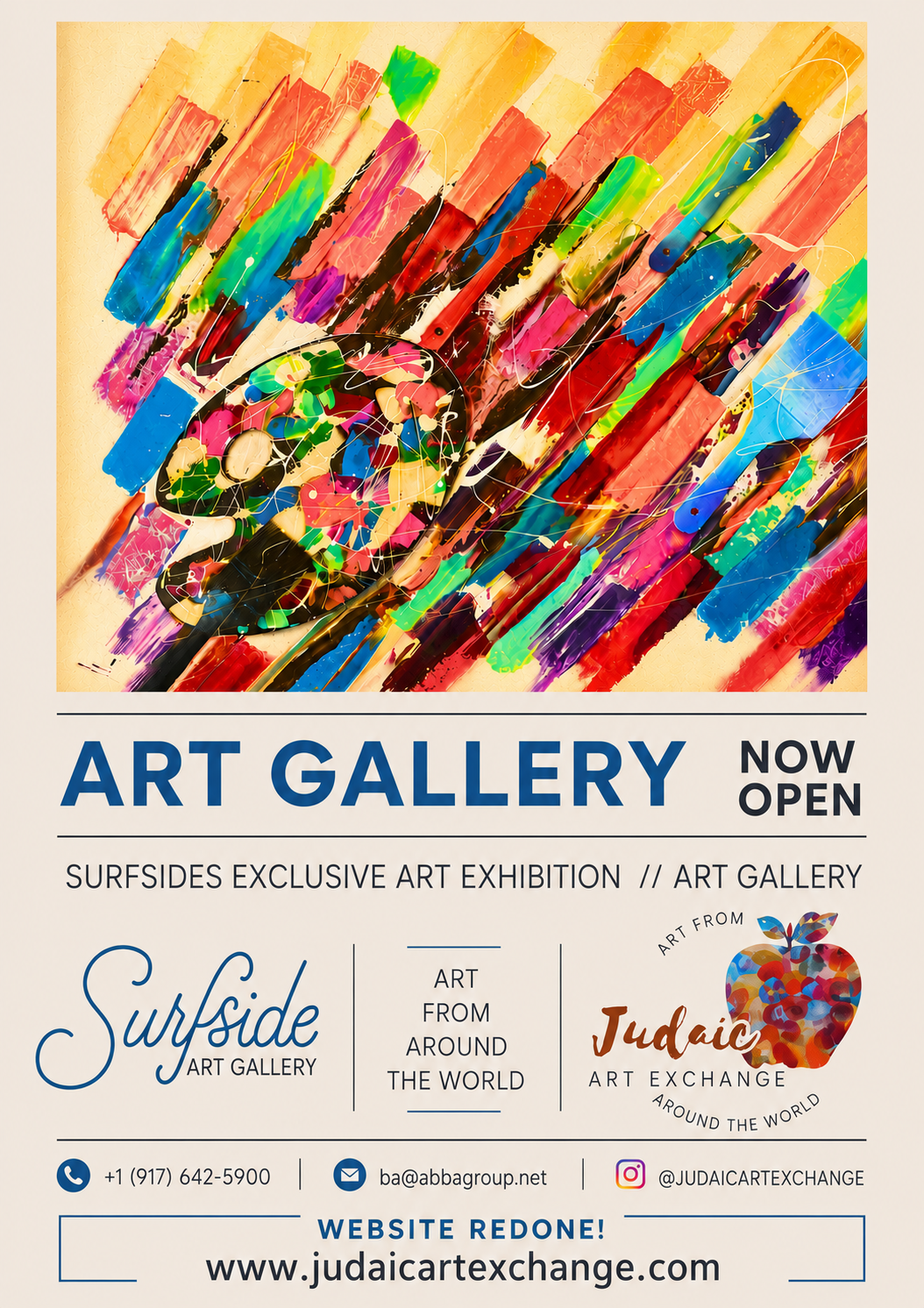 Judaic Art Exchange — Surfside's exclusive art exhibition, now open. Art from around the world.